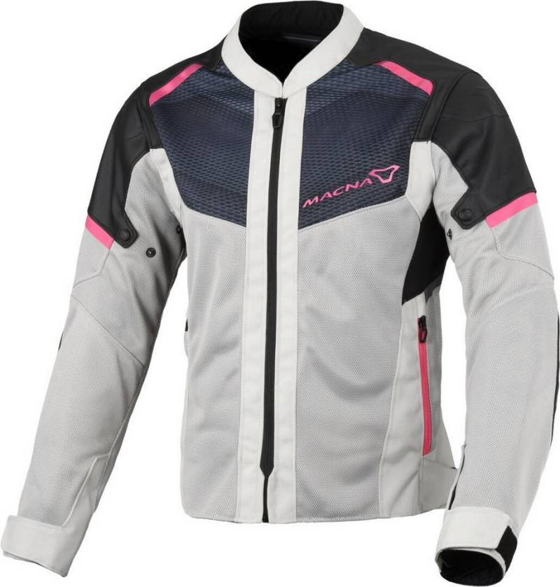 Macna Motorradjacke Orcano 2.0 Damen Motorrad Textiljacke protektoren reflektierende von Macna
