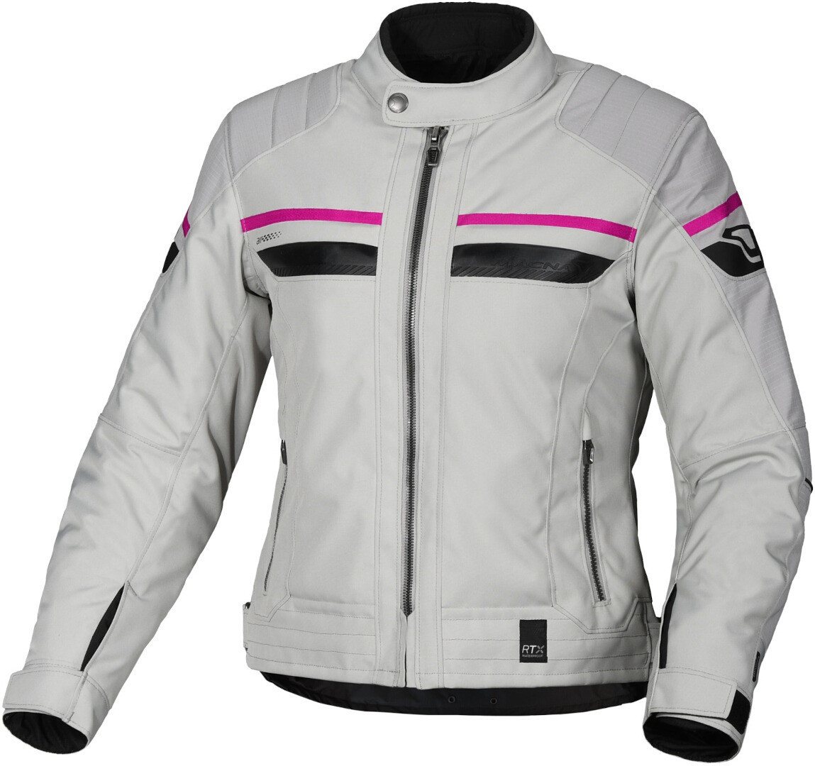 Macna Motorradjacke Oryon wasserdichte Damen Motorrad Textiljacke herausnehmbares Innenfutter,wasserdicht von Macna