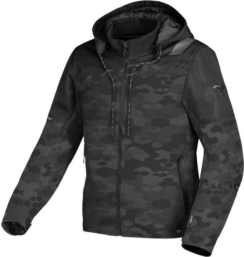 Macna Motorradjacke Racoon Camo wasserdichte Motorrad Textiljacke von Macna