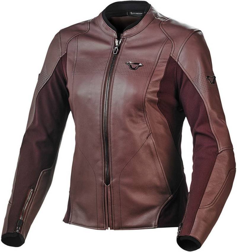 Macna Motorradjacke Tequilla Damen Motorrad Lederjacke protektoren reißverschluss von Macna