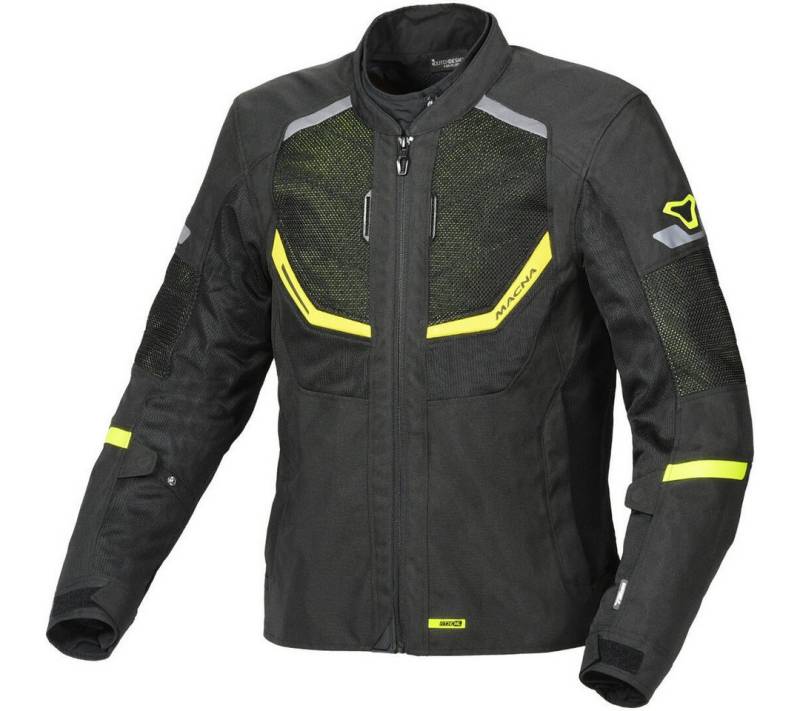 Macna Motorradjacke Tondo wasserdichte Motorrad Textiljacke Wasserdicht protektoren reißverschluss wasserdichte von Macna