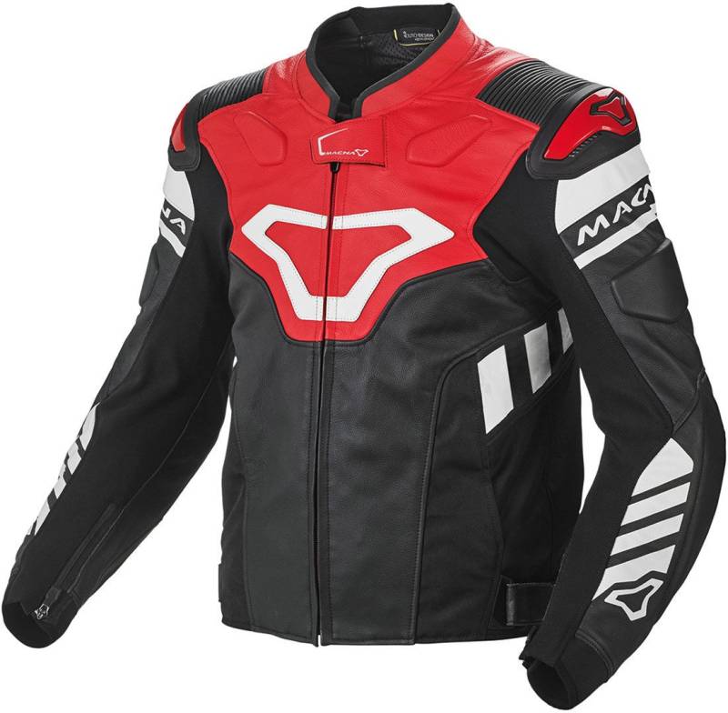 Macna Motorradjacke Tracktix Motorrad Lederjacke von Macna