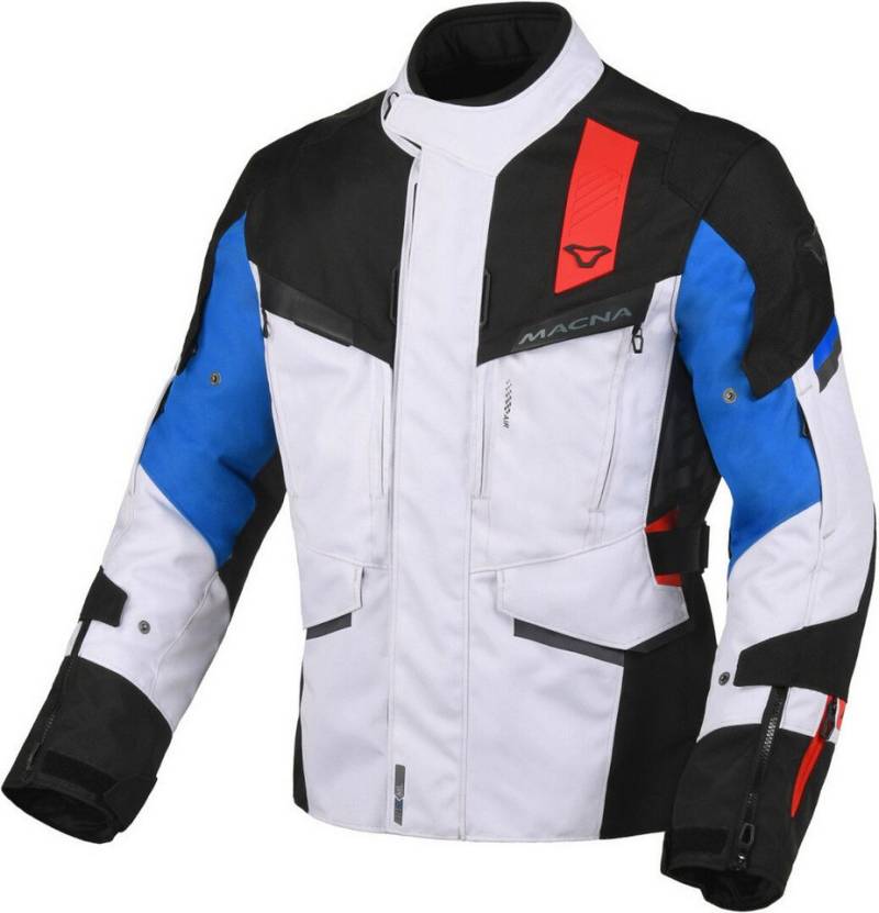 Macna Motorradjacke Zastro wasserdichte Motorrad Textiljacke herausnehmbares Innenfutter,wasserdicht von Macna