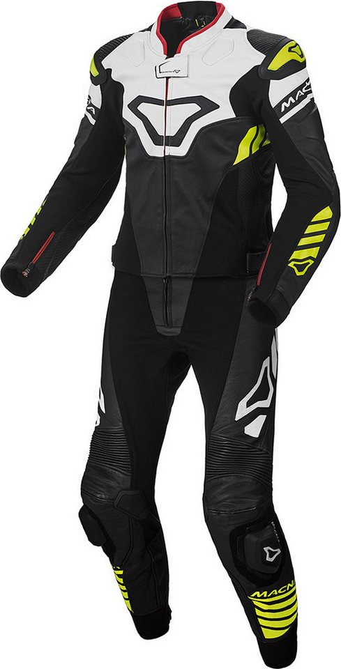 Macna Motorradkombi Tracktix 2-Teiler perforierte Motorrad Lederkombi protektoren weitenverstellbar reißverschluss Macna Motorradkombi Tracktix 2-Teiler perforierte Motorrad Lederkombi protektoren weitenverstellbar reißverschluss von Macna