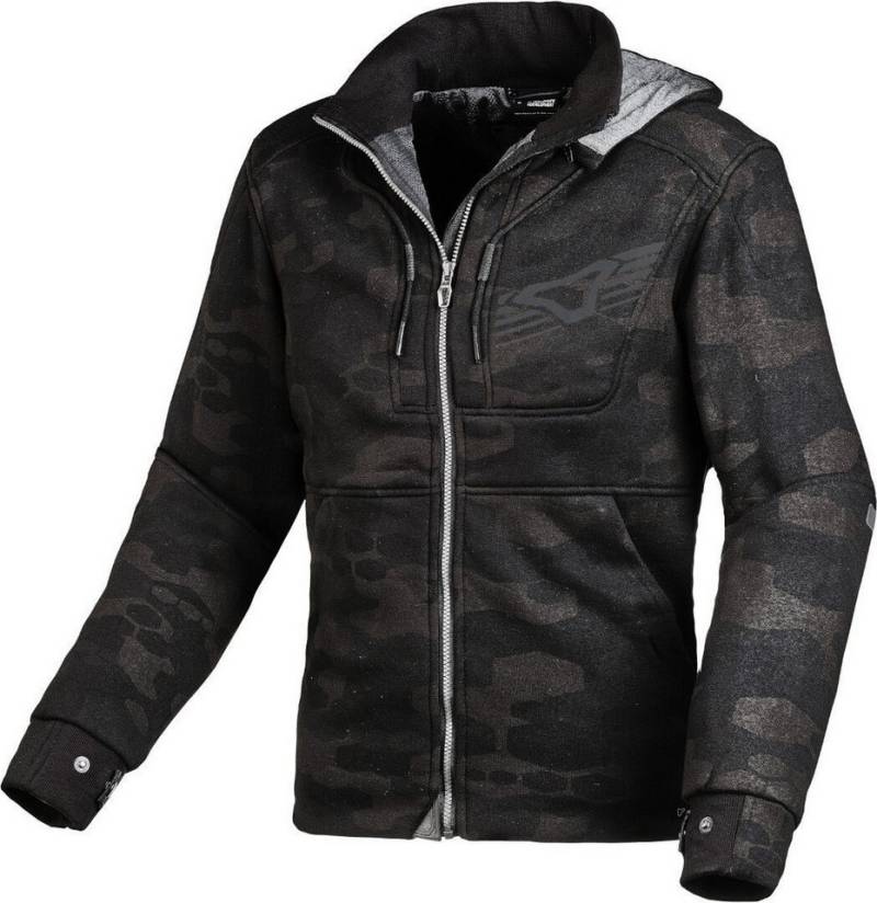 Macna Motorradjacke District Camo Damen Motorrad Textiljacke protektoren reflektierende von Macna