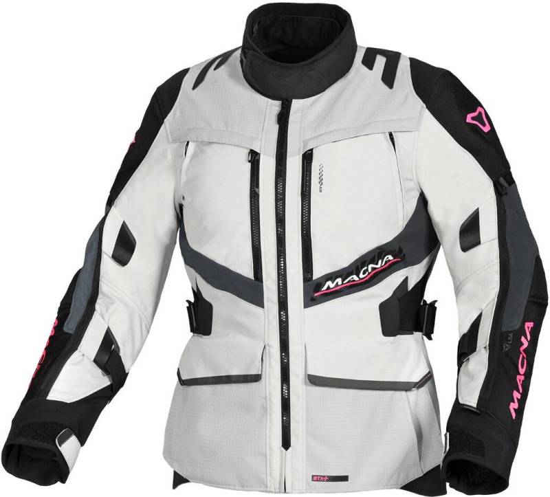 Macna Motorradjacke Domane wasserdichte Damen Motorrad Textiljacke 3-Lagen-Laminat,herausnehmbares Innenfutter,wasserdicht von Macna