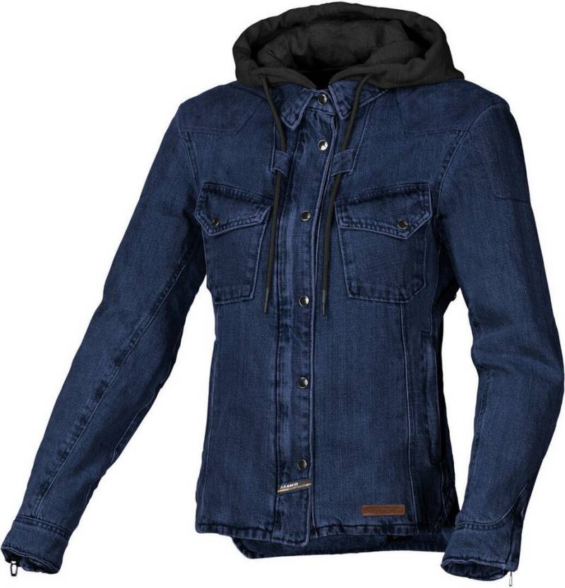 Macna Motorradjacke Inland Damen Motorrad Textiljacke Atmungsaktiv protektoren reflektierende reißverschluss von Macna