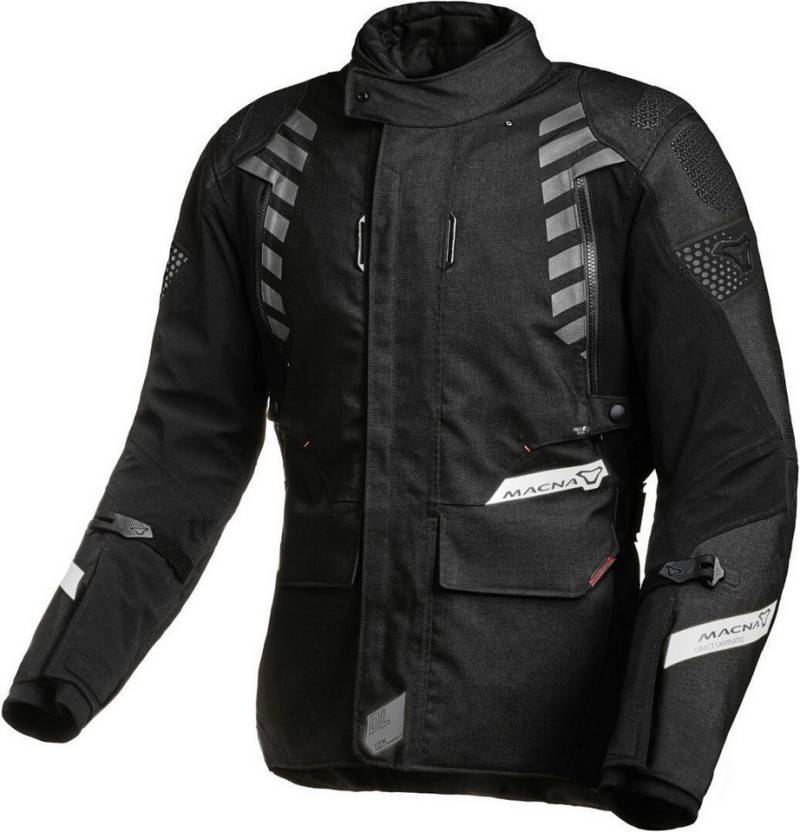 Macna Regenjacke Ultimax wasserdichte Damen Motorrad Textiljacke (wasserdicht) Wasserdicht protektoren reflektierende reißverschluss wasserdichte von Macna