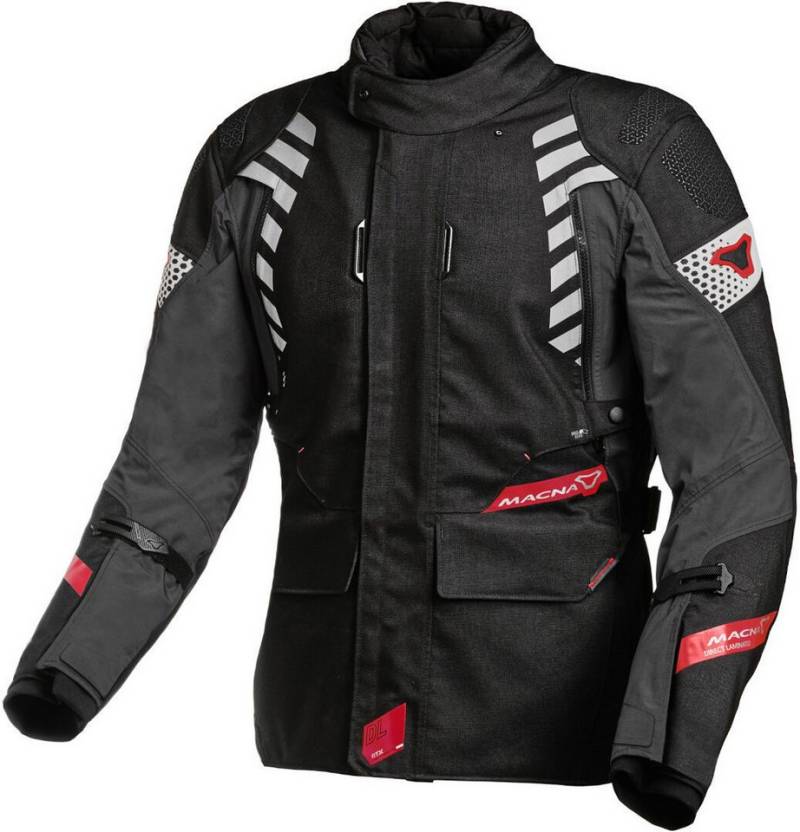 Macna Motorradjacke Ultimax wasserdichte Damen Motorrad Textiljacke herausnehmbares Innenfutter von Macna