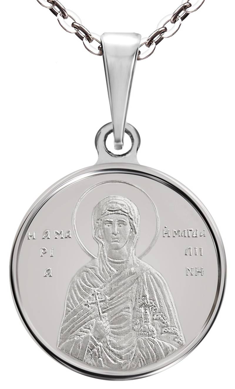 Heilige Maria Magdalena Feinsilber Medaille Anhänger Halskette 16 Mm Heilige Maria Magdalena Feinsilber Medaille Anhänger Halskette 16 Mm von MacoinsGold