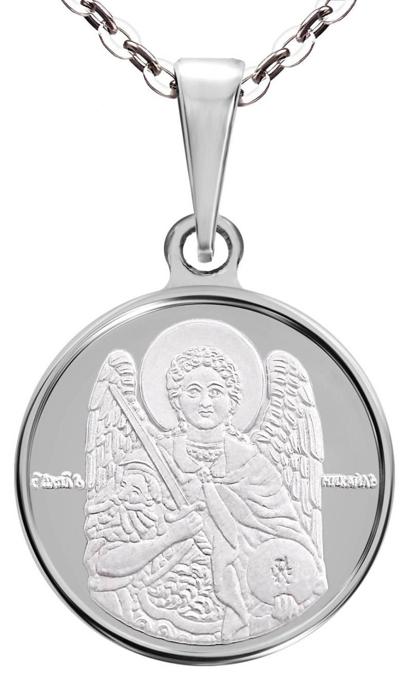 Heiliger Michael Der Erzengel Feinsilber Medaille Anhänger Halskette 16 Mm Heiliger Michael Der Erzengel Feinsilber Medaille Anhänger Halskette 16 Mm von MacoinsGold