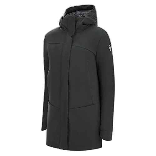 Macron Damen Athleisure FCC Soria Wmn Wtrprf Pdd HDY Darkmilgrn Parka, grün, L von Macron