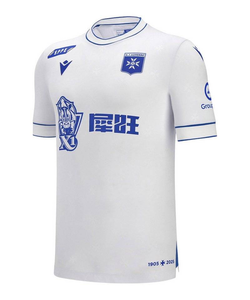 Macron Fußballtrikot Macron AJ Auxerre Trikot Home 2025/2026 Weiß Teamsport von Macron