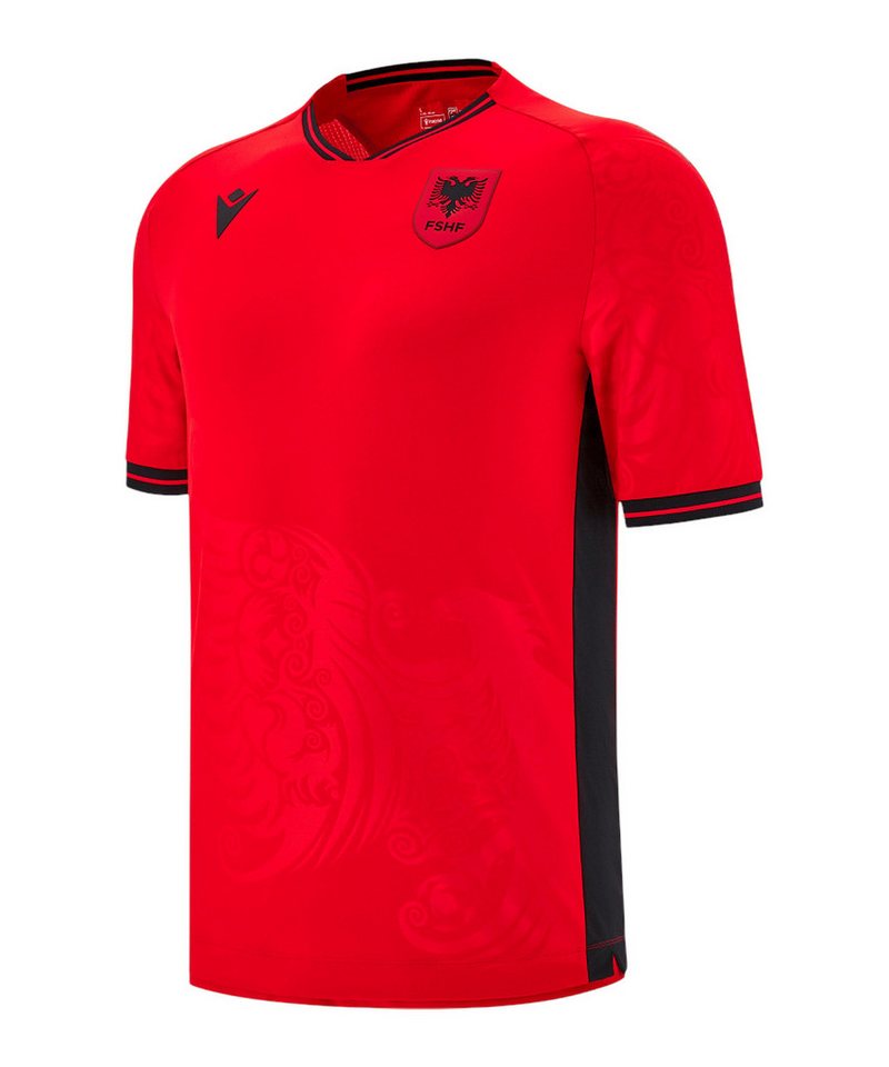 Macron Fußballtrikot Macron Albanien Trikot Home 2025 Kurzarm-Trikots Teamsport von Macron