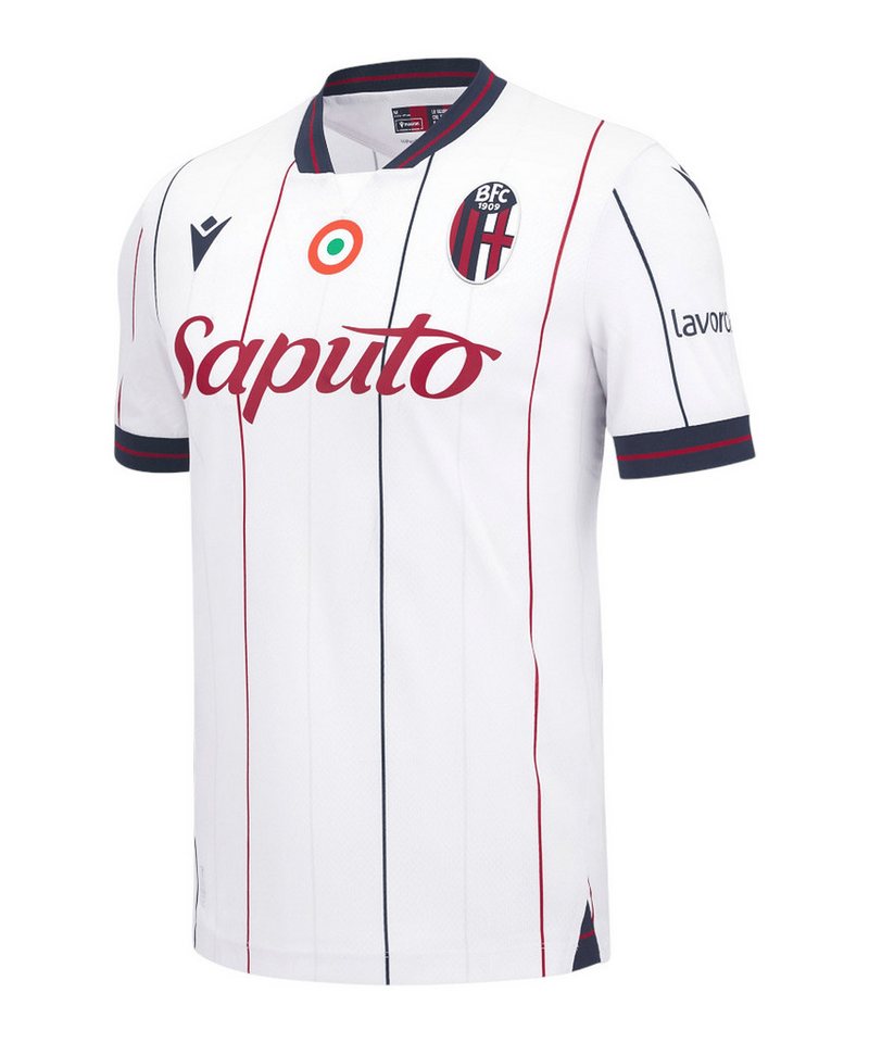Macron Fußballtrikot Macron FC Bologna Trikot Away 2025/2026 Weiß Serie A von Macron