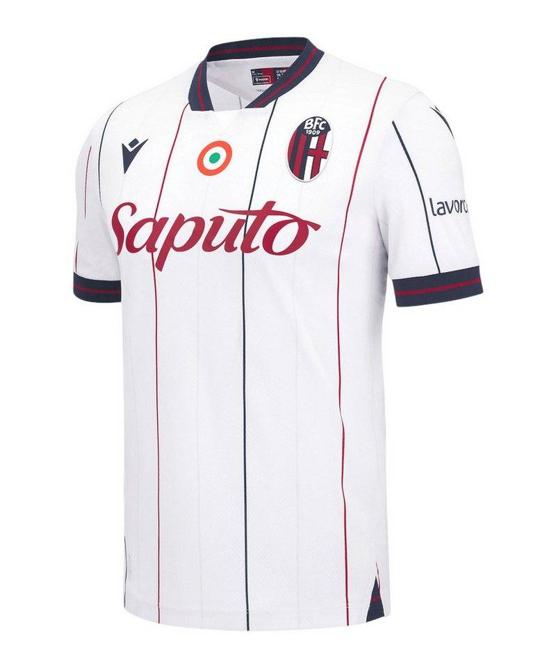 Macron Fußballtrikot Macron FC Bologna Trikot Away 2025/2026 Weiß Serie A von Macron