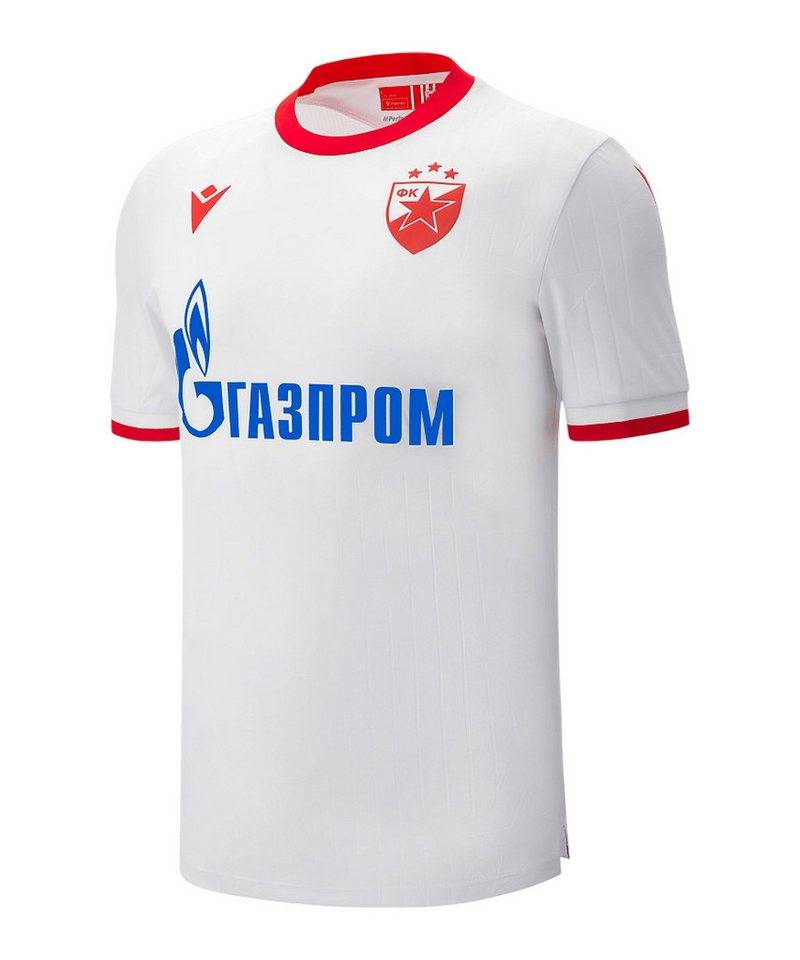 Macron Fußballtrikot Macron er Stern Belgrad Trikot 3rd 2025/2026 Weiß Teamsport von Macron