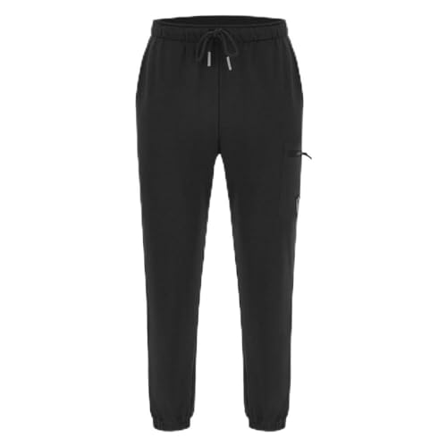 Macron Herren Athleisure Scd Zakhyntos Loose Stretch Pants Blk Man Hose, Schwarz, L von Macron