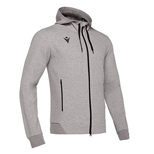 Macron Men's Zither Sweatshirt, Grey, S von Macron