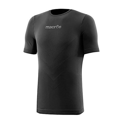 Macron Unisex Kompressionsshirt T-Shirt, Schwarz, XXXL von Macron