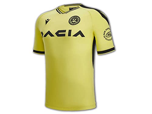 Macron Unisex Trikot Away Udinese Fußball 2022/23, Weiß, XXL von Macron