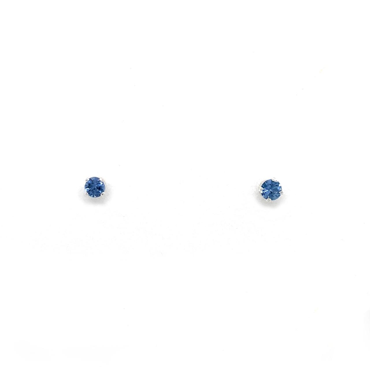 sterling Silber Montana Yogo Saphir Ohrringe .16Ct sterling Silber Montana Yogo Saphir Ohrringe .16Ct von Macsgems