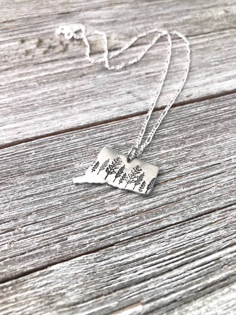 Halskette Von Bundesstaat Us-Usa von MacyAnneDesigns