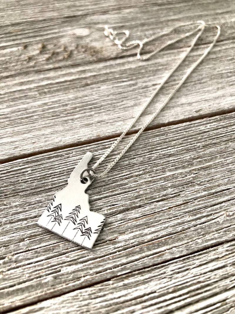 Idaho Zustand Halskette-Idaho Halskette-Geschenk Idaho Zustand Halskette-Idaho Halskette-Geschenk von MacyAnneDesigns