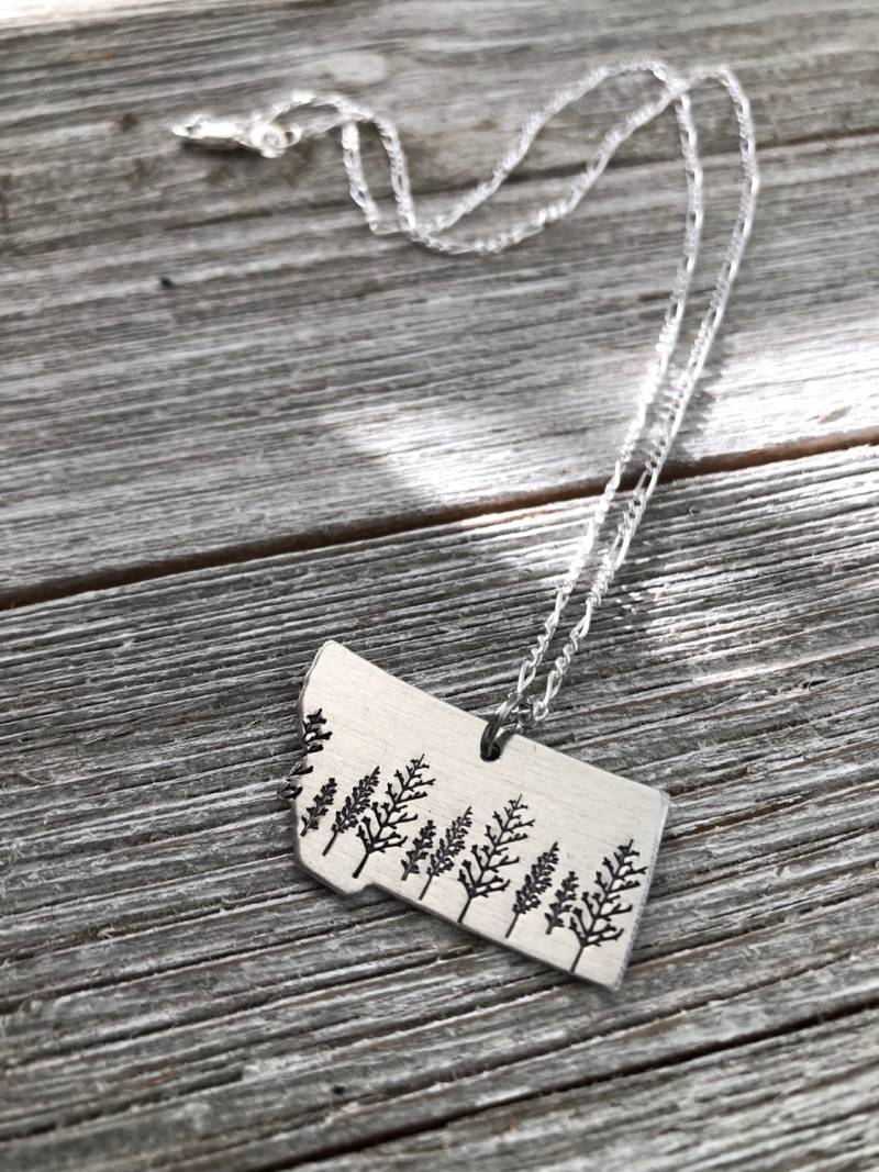 Montana Zustand Halskette-Montana Halskette-Geschenk Montana Zustand Halskette-Montana Halskette-Geschenk von MacyAnneDesigns