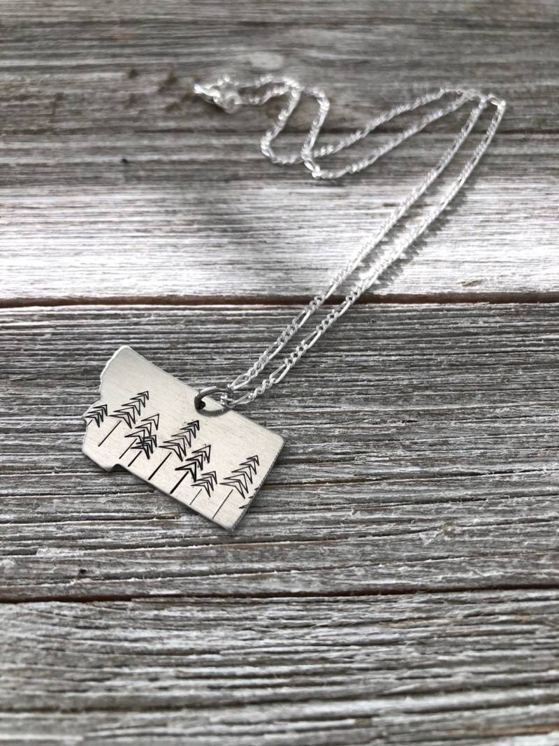 Montana Zustand Halskette-Montana Halskette-Geschenk Montana Zustand Halskette-Montana Halskette-Geschenk von MacyAnneDesigns