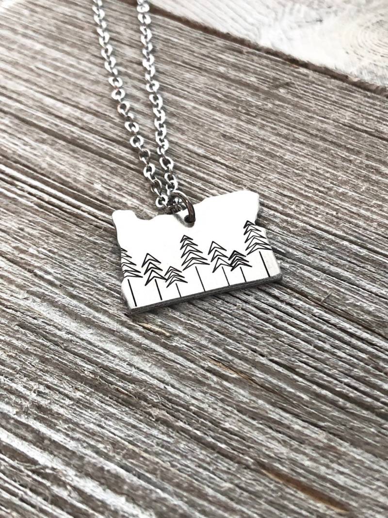 Oregon State Halskette-Oregon Halskette-Geschenk Oregon State Halskette-Oregon Halskette-Geschenk von MacyAnneDesigns