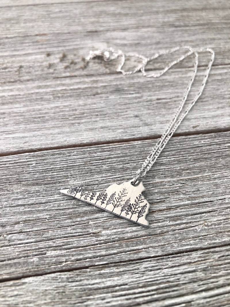 Virginia State Halskette-Virginia Halskette-Geschenk Virginia State Halskette-Virginia Halskette-Geschenk von MacyAnneDesigns