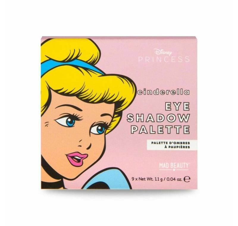 Mad Beauty Lidschatten Palette mit Lidschatten Cinderelle Mini (9 x 1,1 g) von Mad Beauty