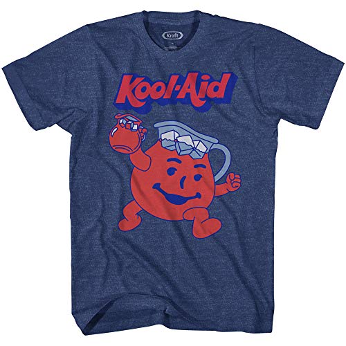 Kool-Aid Man Logo Oh Yeah! T-Shirt für Erwachsene - Blau - XX-Large von Mad Engine