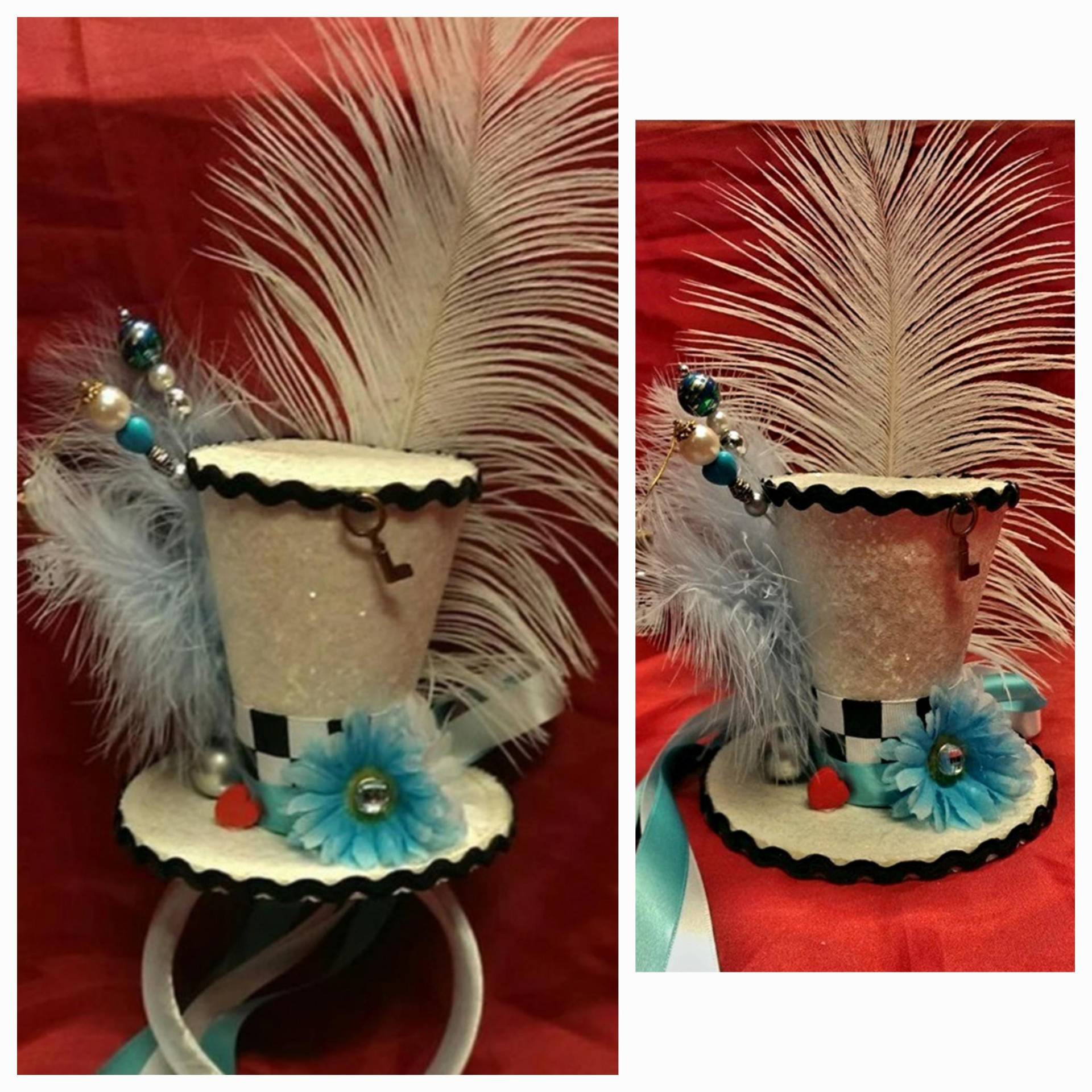 Alice Im Wunderland , Die Auf Den Spiegeln Maßgeschneiderte Mini Zylinder Hutmacher Hochzeit Märchen Fantasy Ascot Halloween Cosplay von Mad4Hats