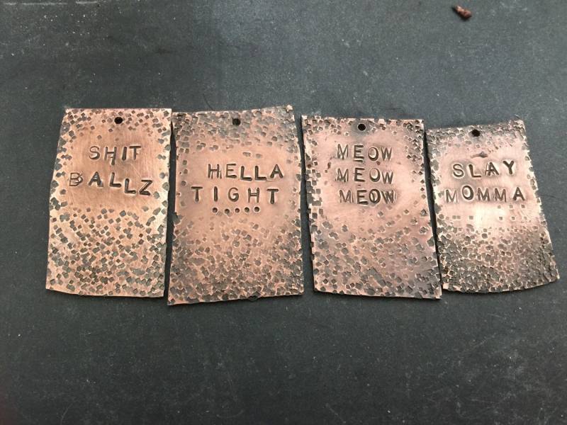 Kupfer Anhänger von MadFineJewelryLine