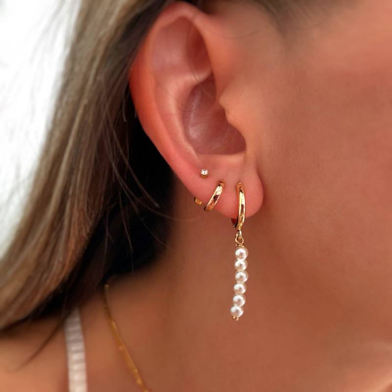 Perlenohrringe - Handgefertigter Schmuck Minimalistisch Geschenk Für Sie Ihn Geschenke von MadJewelryCo