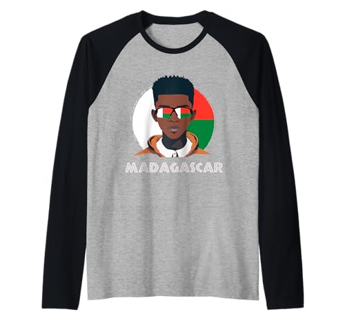 Herren Madagaskar, Madagassische Flagge, Madagaskar-Junge, afrikanischer Junge, Raglan Herren Madagaskar, Madagassische Flagge, Madagaskar-Junge, afrikanischer Junge, Raglan von Madagascar Flag Gifts for Malagasy Teens & Boys