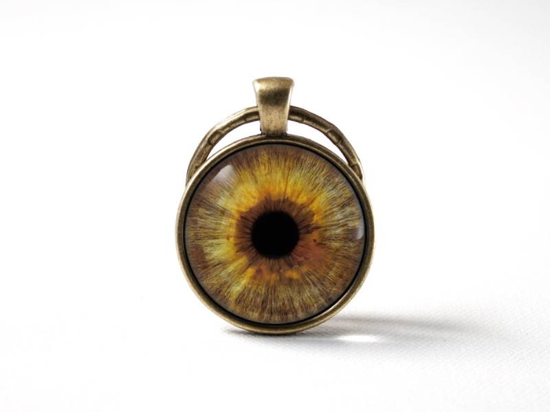 Auge Schlüssel Kette Hazel Braune Augen Augäpfel Schmuck Menschliches Schlüsselanhänger Geschenke Für Mutter Schlüsselhalter Böser Blick Frau von MadamIris