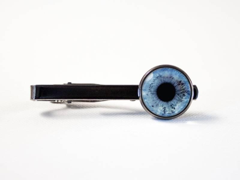 Blaue Augen Krawattenklammer Männer Geschenk Eye Schmuck Blaues Auge Krawatte Bar Vater Mann Augapfel Freund Menschlichen von MadamIris