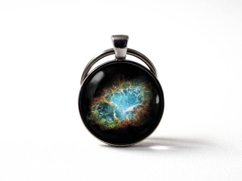 Galaxy Schlüsselanhänger Schmuck Geschenk Für Freund Space Nebula Astronomie von MadamIris