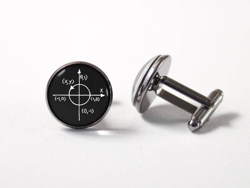 Geschenk Für Mathematik-Liebhaber Cuff Links Geek Schmuck Professor Maths Geschenksystem Der Achsen Wissenschaft Math Cufflinks Formula Coordinate von MadamIris
