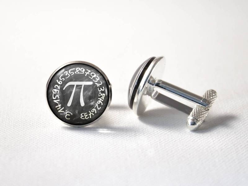 Pi Nr. Manschettenknöpfe Für Männer Lehrer Geschenk Nerd Wissenschaft Geschenke Math Schmuck Geek Gehirn Mathematik Zahl Pi von MadamIris