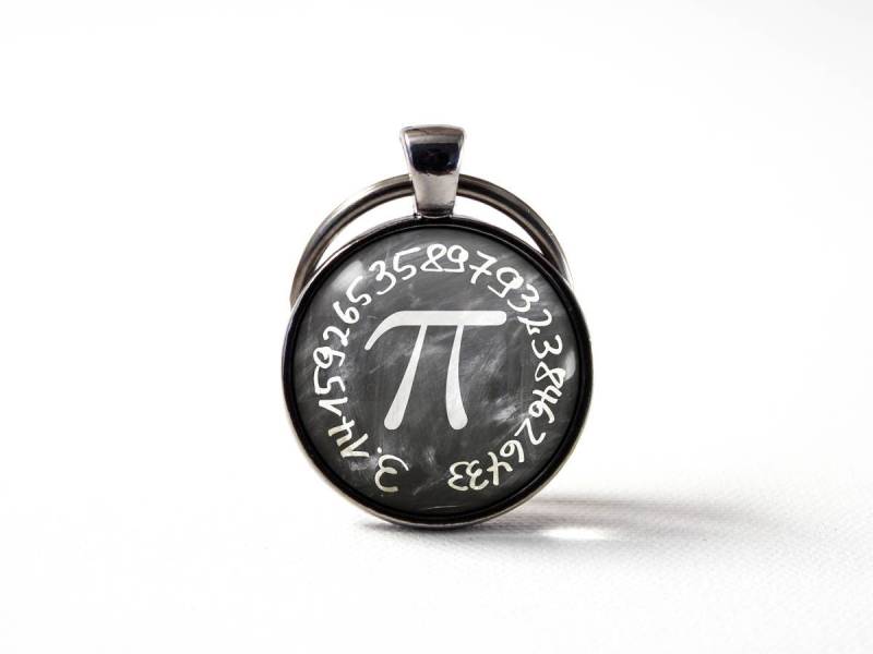 Pi Zahl Schlüsselanhänger Mathe Geek Schmuck Mathematik Schlüsselbund Lehrer Geschenk Symbol von MadamIris