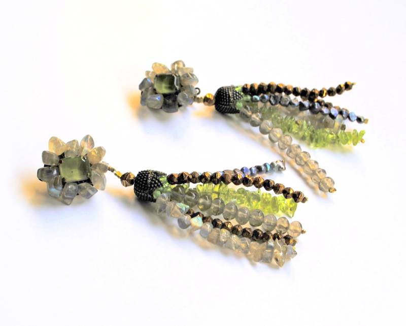 Vintage Edelsteine Ohrringe Vintage Edelsteine Ohrringe von MadameMauricette