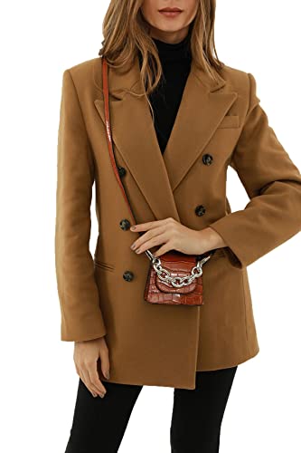 Madamra Women's TRFMDMRA100349 Shoulder Bag, Brown von Madamra