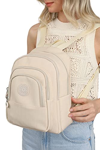 Madamra Women's TRFMDMRA100381 Shoulder Bag, Beige von Madamra