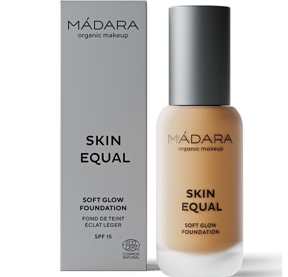 Madara Foundation Grundierung für sanftes Strahlen GOLDEN SAND, Gold, 30 ml von Madara