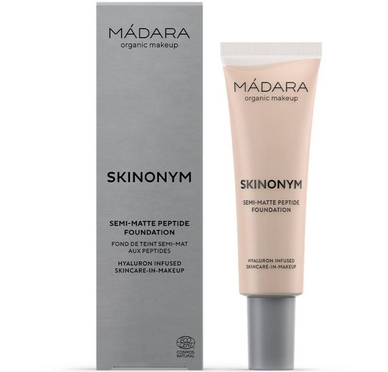 Madara Foundation SKINONYM Semi-Matte Peptide IVORY, 30 ml von Madara