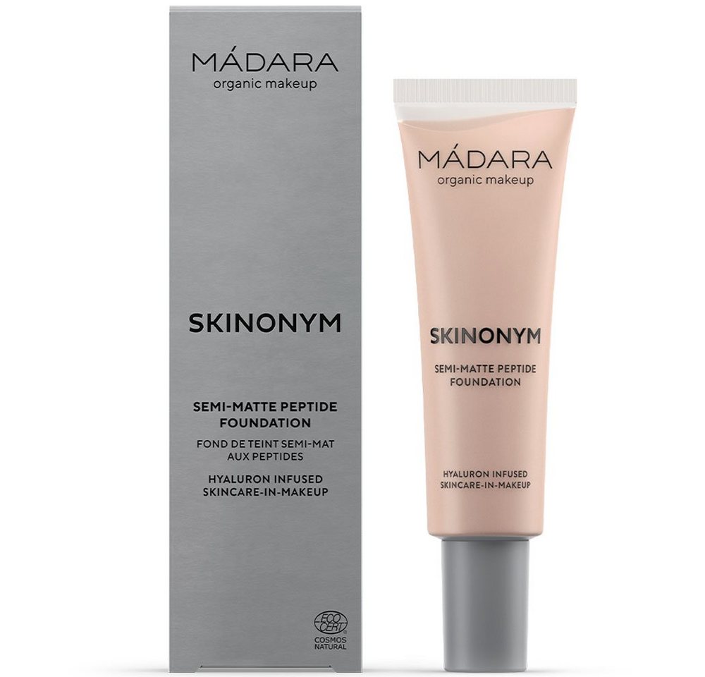 Madara Foundation SKINONYM Semi-Matte Peptide ROSE IVORY, 30 ml von Madara